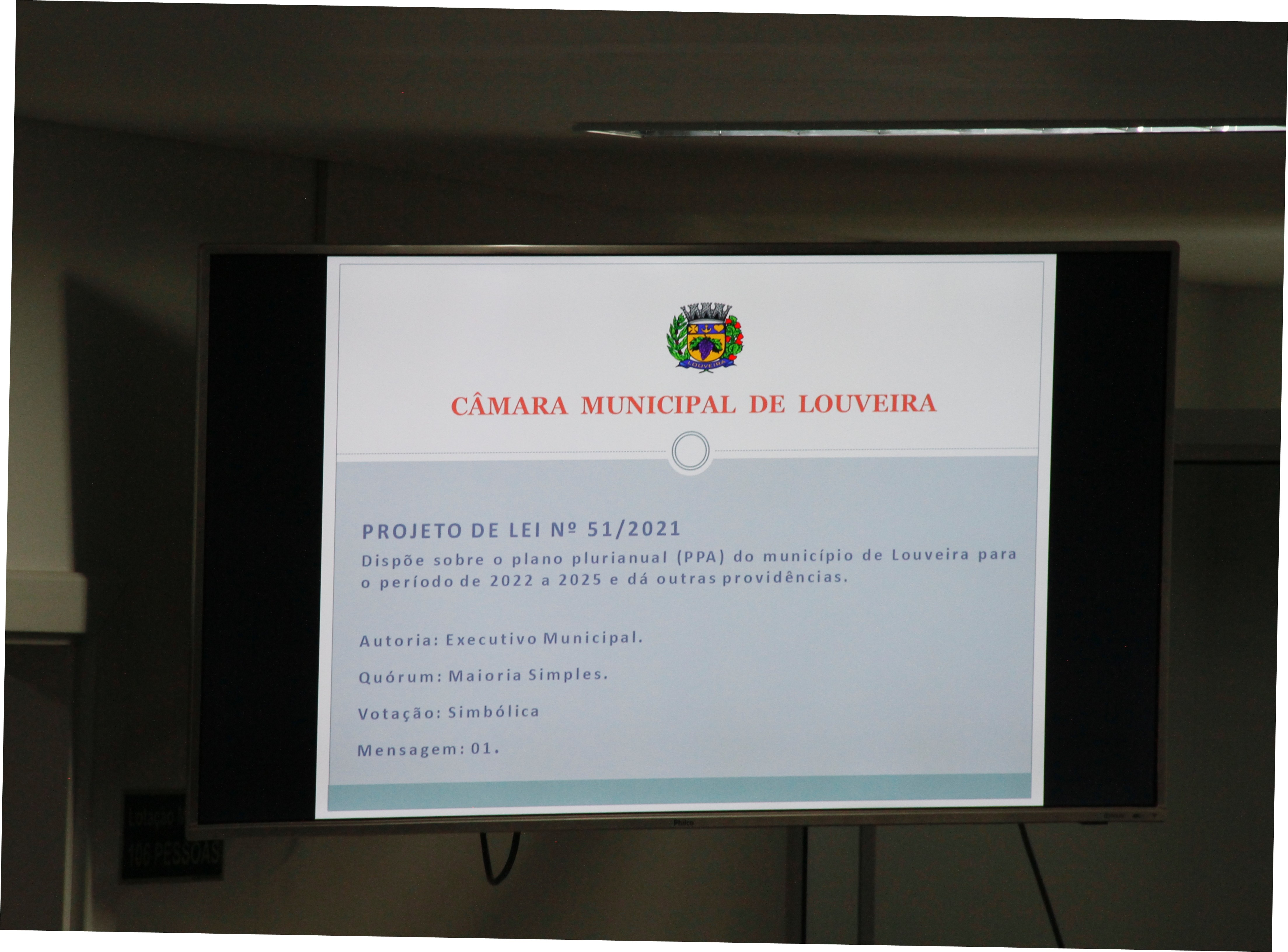 Câmara aprova Plano Plurianual para os próximos quatro anos