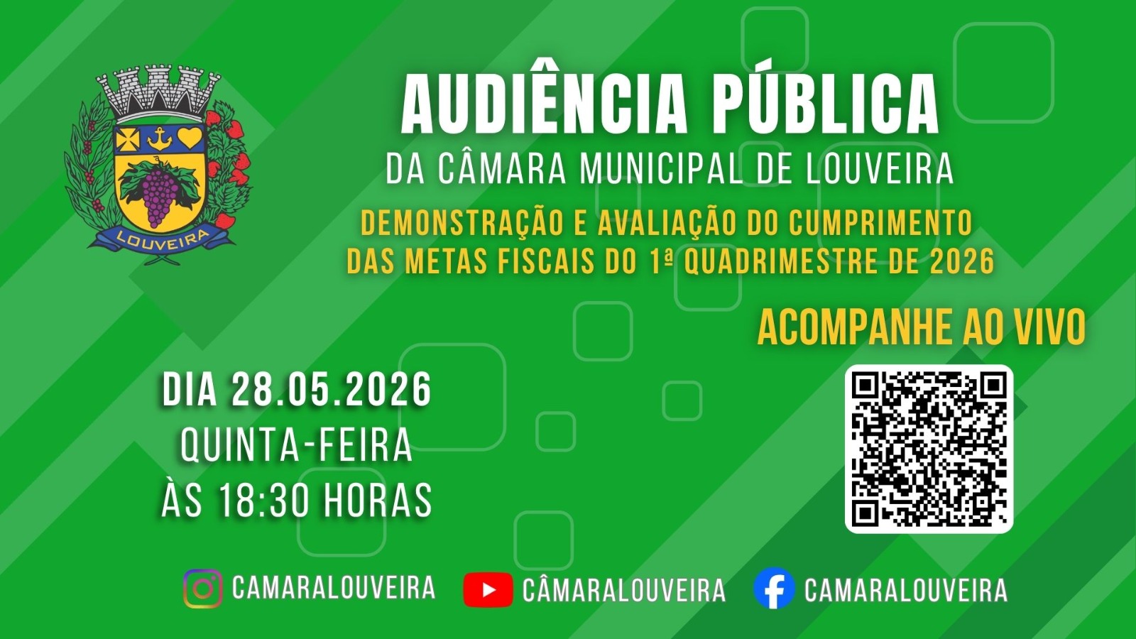 Câmara realiza audiência pública sobre Metas Fiscais
